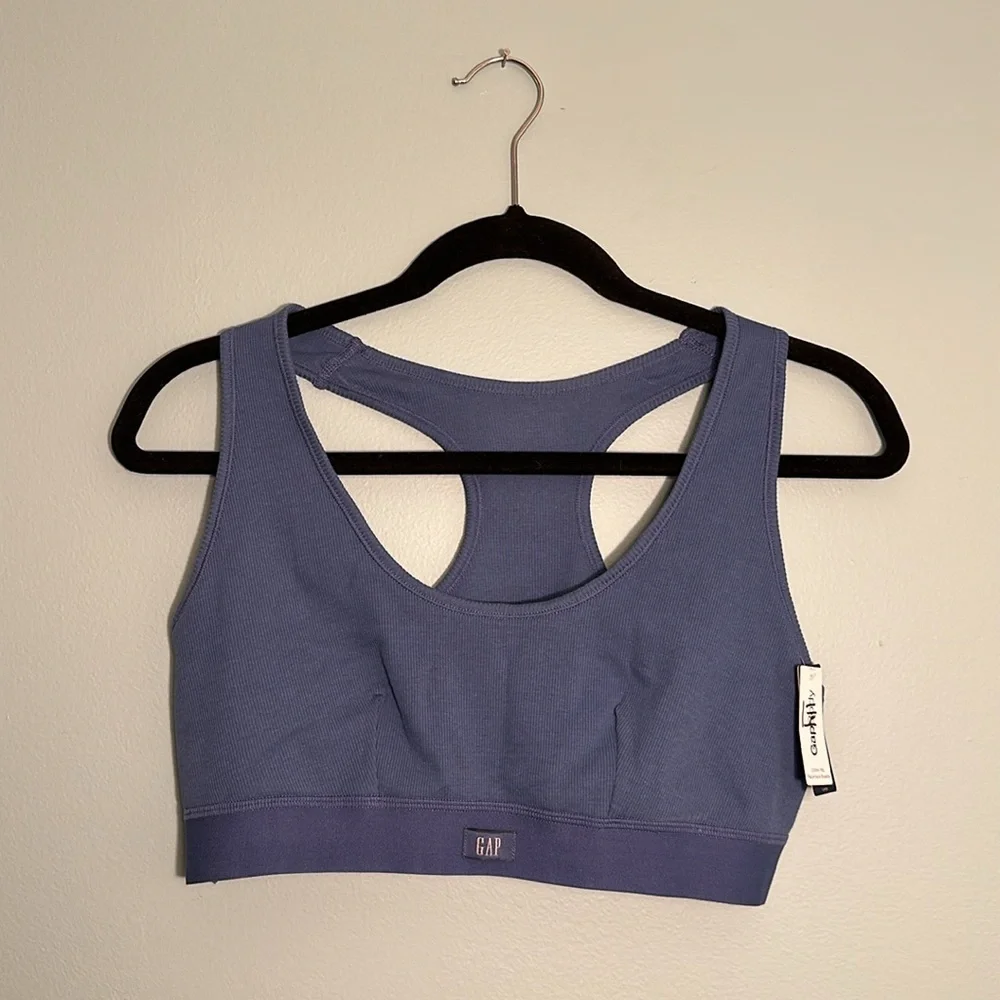 GapBody Logo Comfort Bralette Bundle Maroon and Blue Size Large